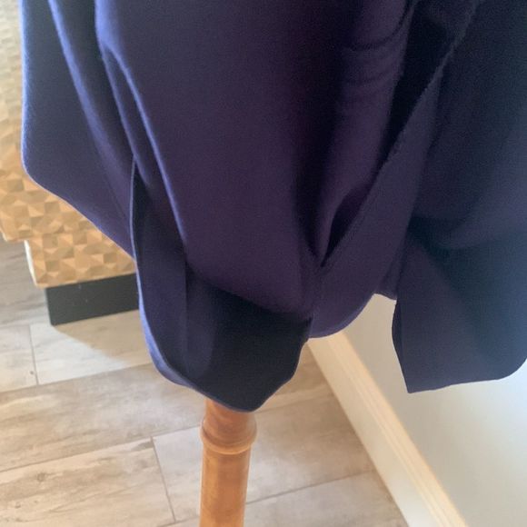 [Halston Heritage] Navy Blue Twisted Cut Out Dress - Size 8 - Picture 5 of 8